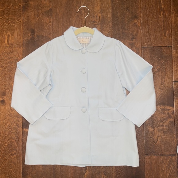 NWOT Sal & Pimenta St-Germain Light Blue Coat - Size : 5T and 6T price is firm - Picture 1 of 13